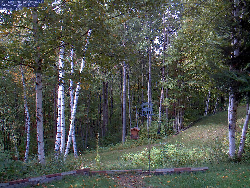 Island Pond, VT Webcam image from 9/24/16